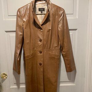 Cole Haan *Collection*~ Leather Coat